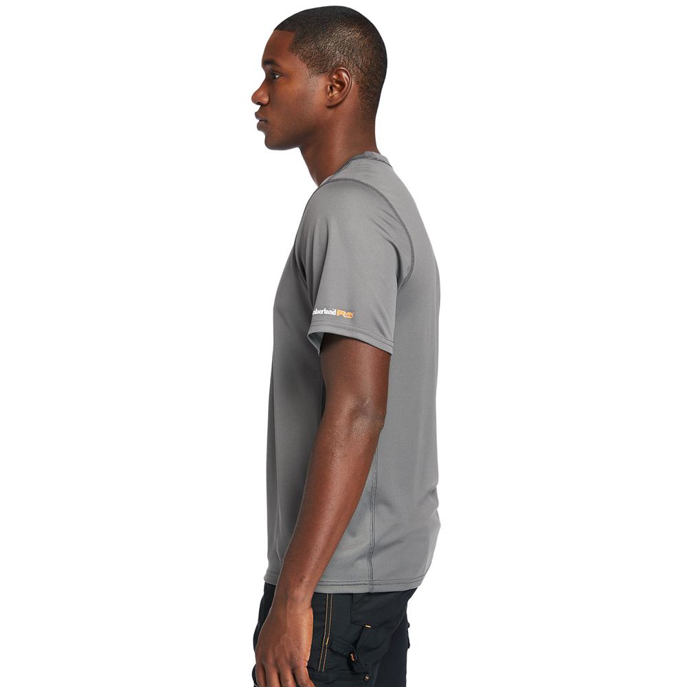 Camisetas Timberland Argentina Hombre - Pro® Wicking Good Short-Sleeve - Gris - JLROGV-096